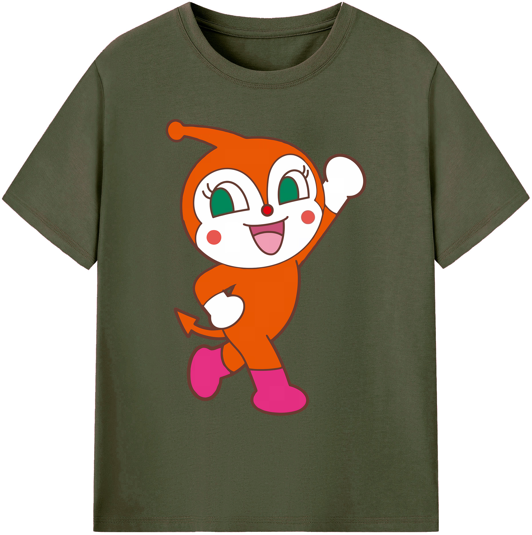 （画像用） アンパンマン Anpanman 綿100％ メンズ半袖Tシャツ｜肌触りやわらか＆通気性